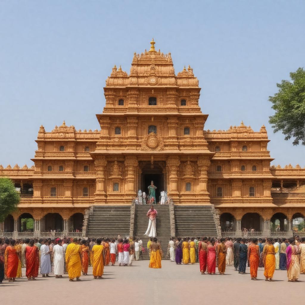 AI-created image of Udupi Krishna Matha