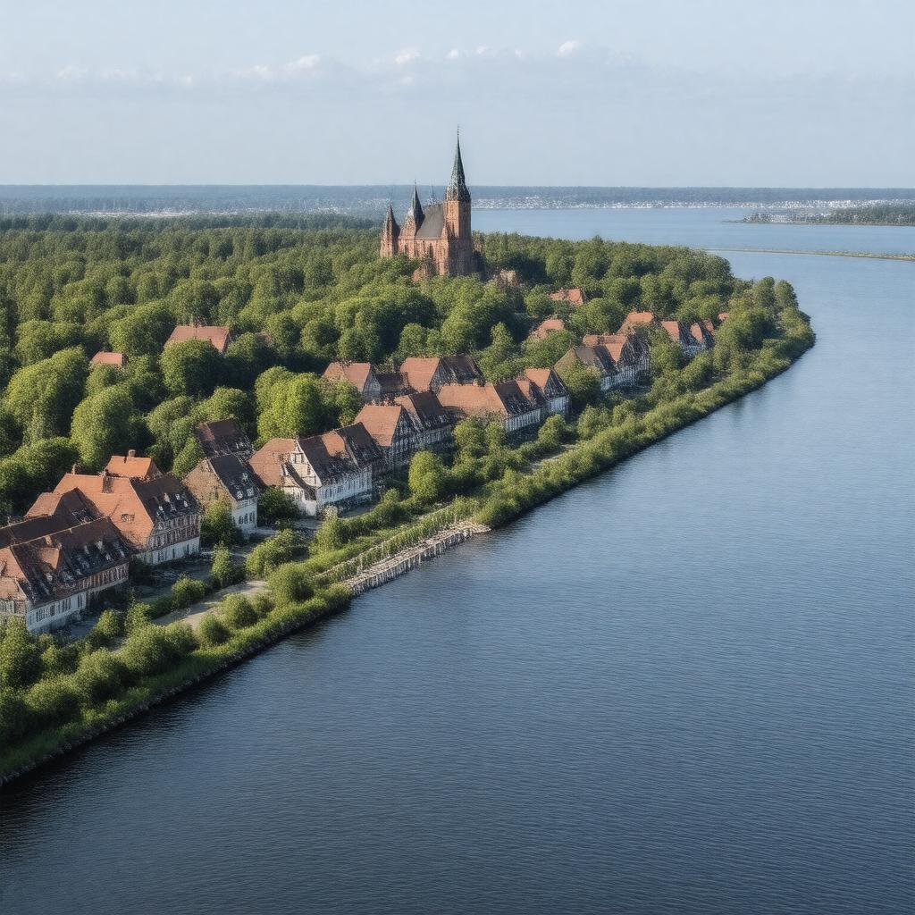 AI-created image of Ueckermünde