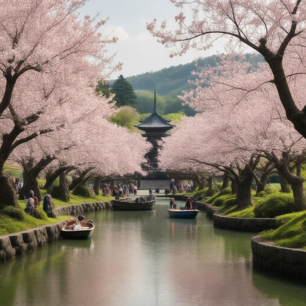 AI-created image of Ueno Park