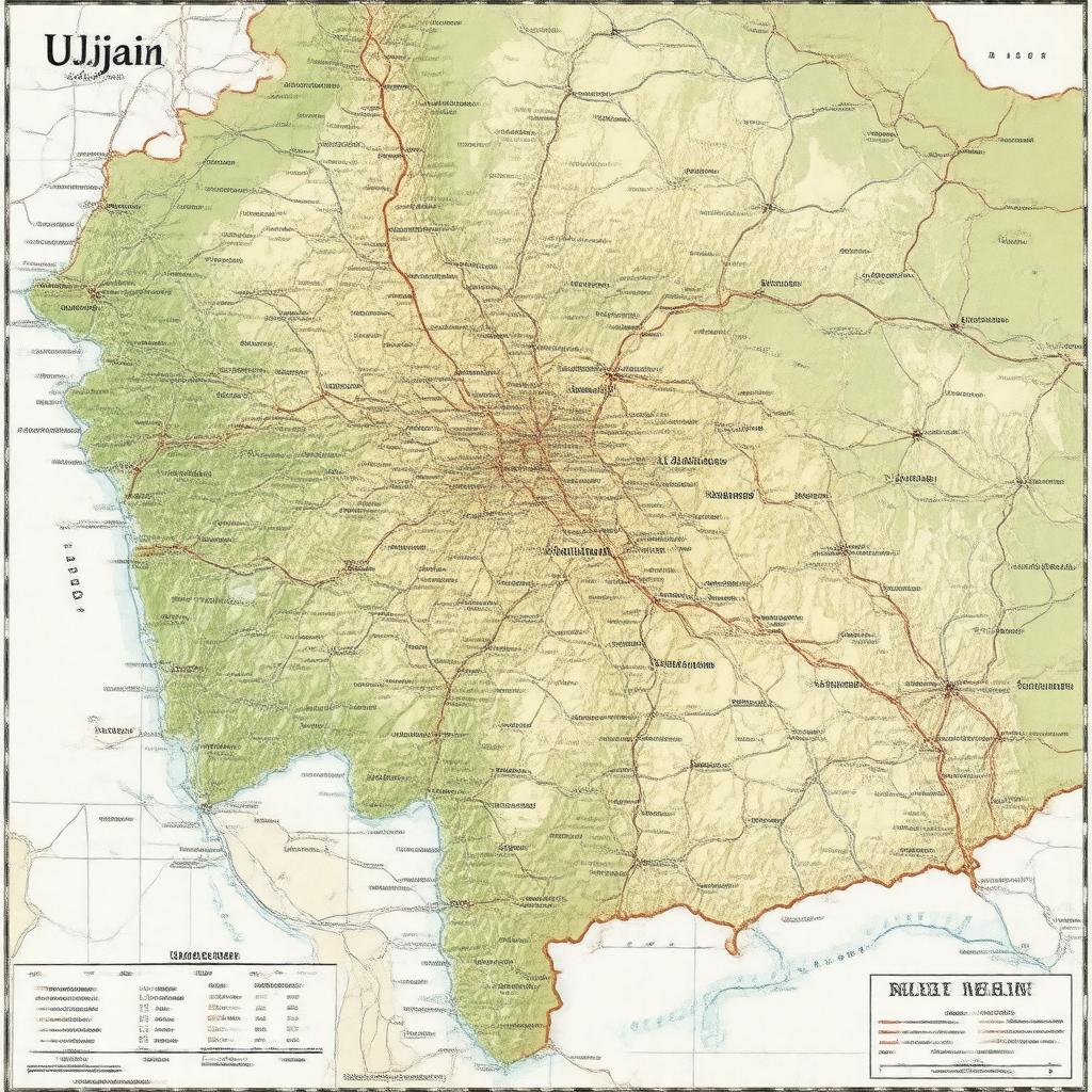 AI-created image of Ujjain division