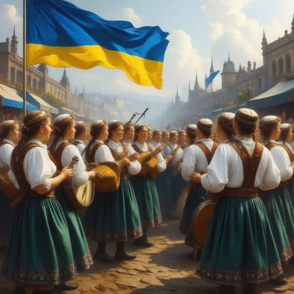 AI-created image of Ukrainians