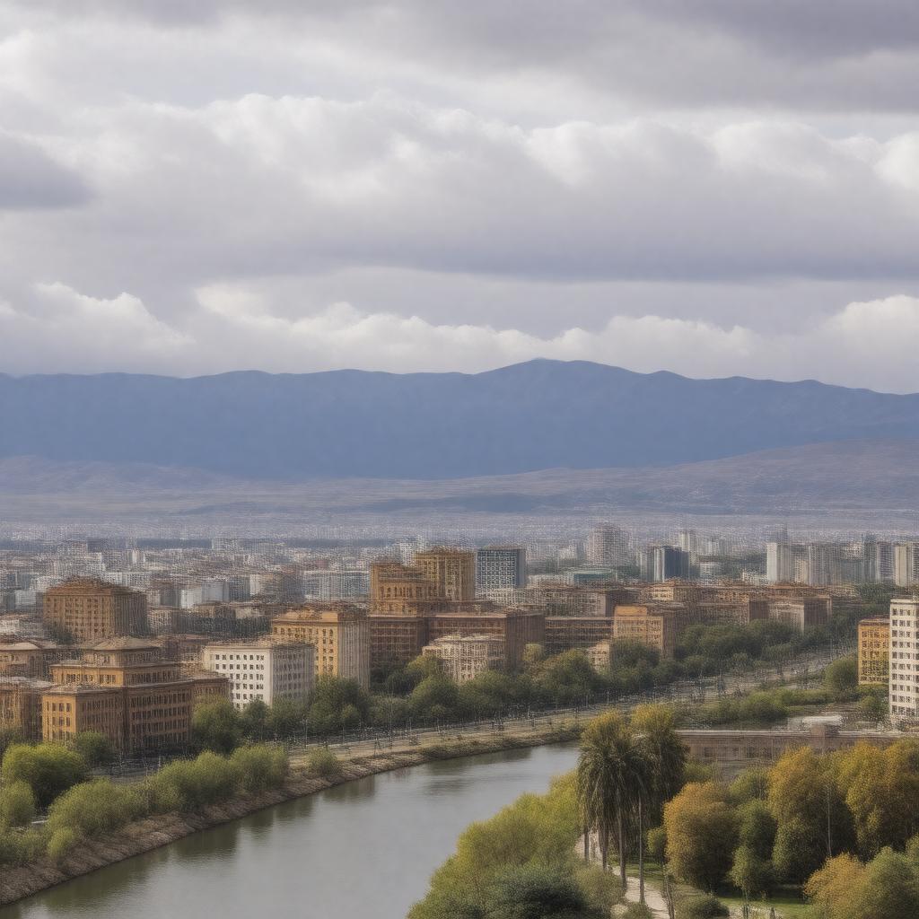 AI-created image of Ulaanbaatar, Mongolia