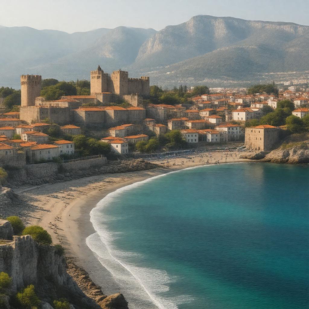 AI-created image of Ulcinj