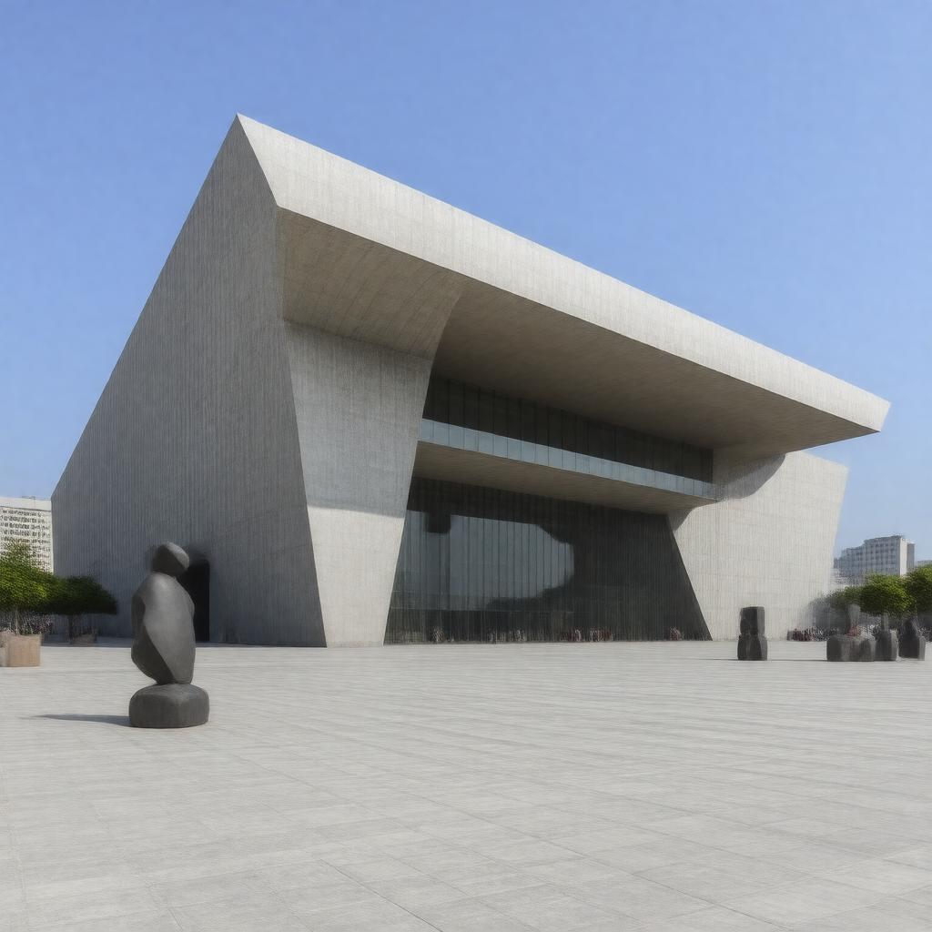 Click to view larger image AI-created image of Ullens Center for Contemporary Art