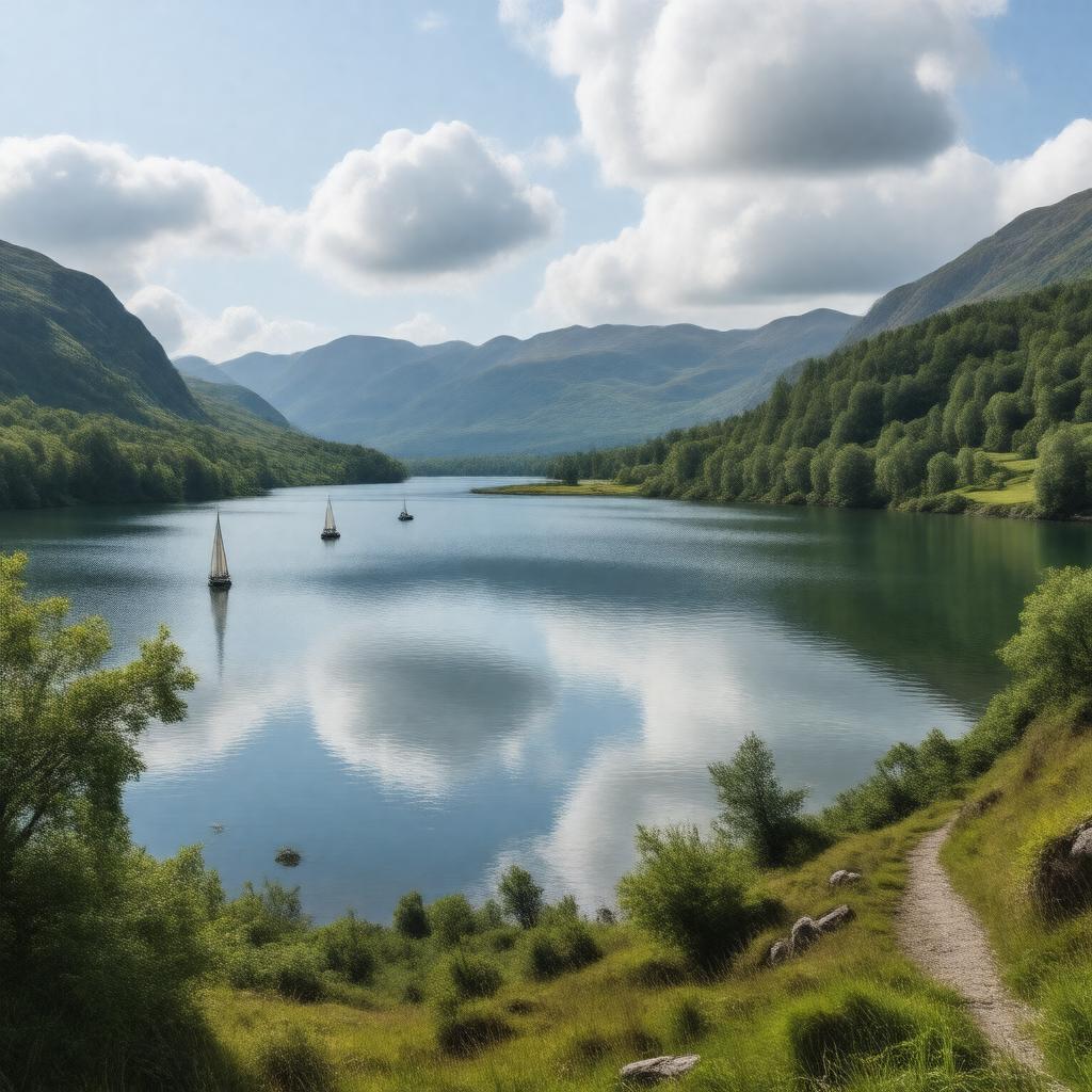AI-created image of Ullswater