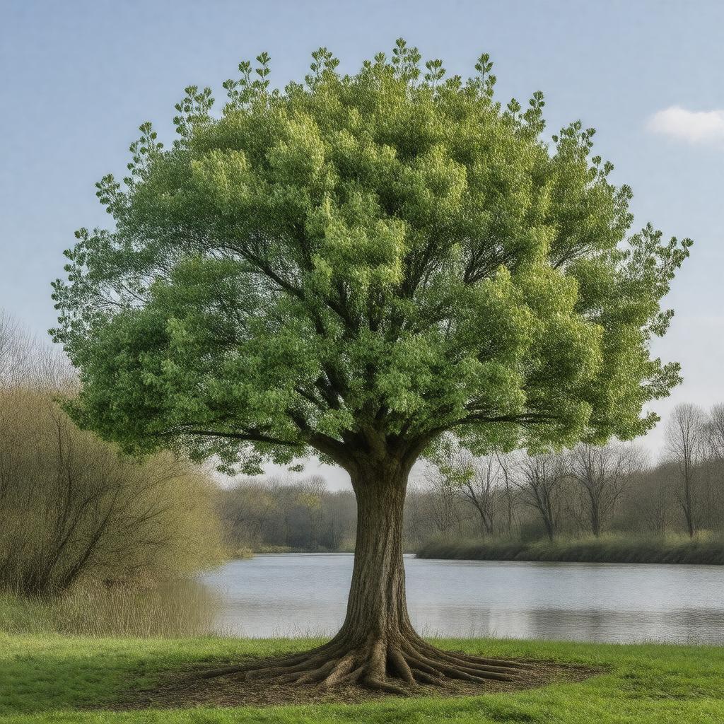 Click to view larger image AI-created image of Ulmus glabra