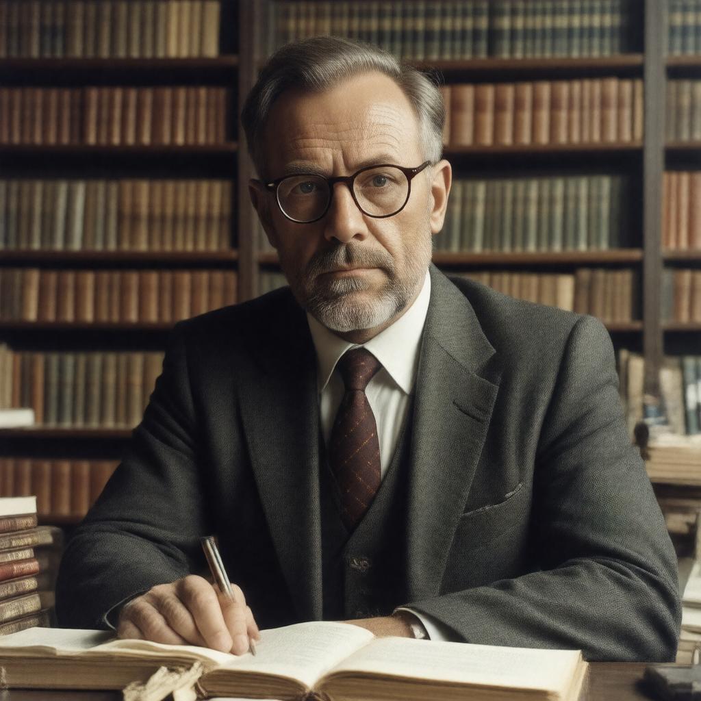 AI-created image of Ulrich Beck