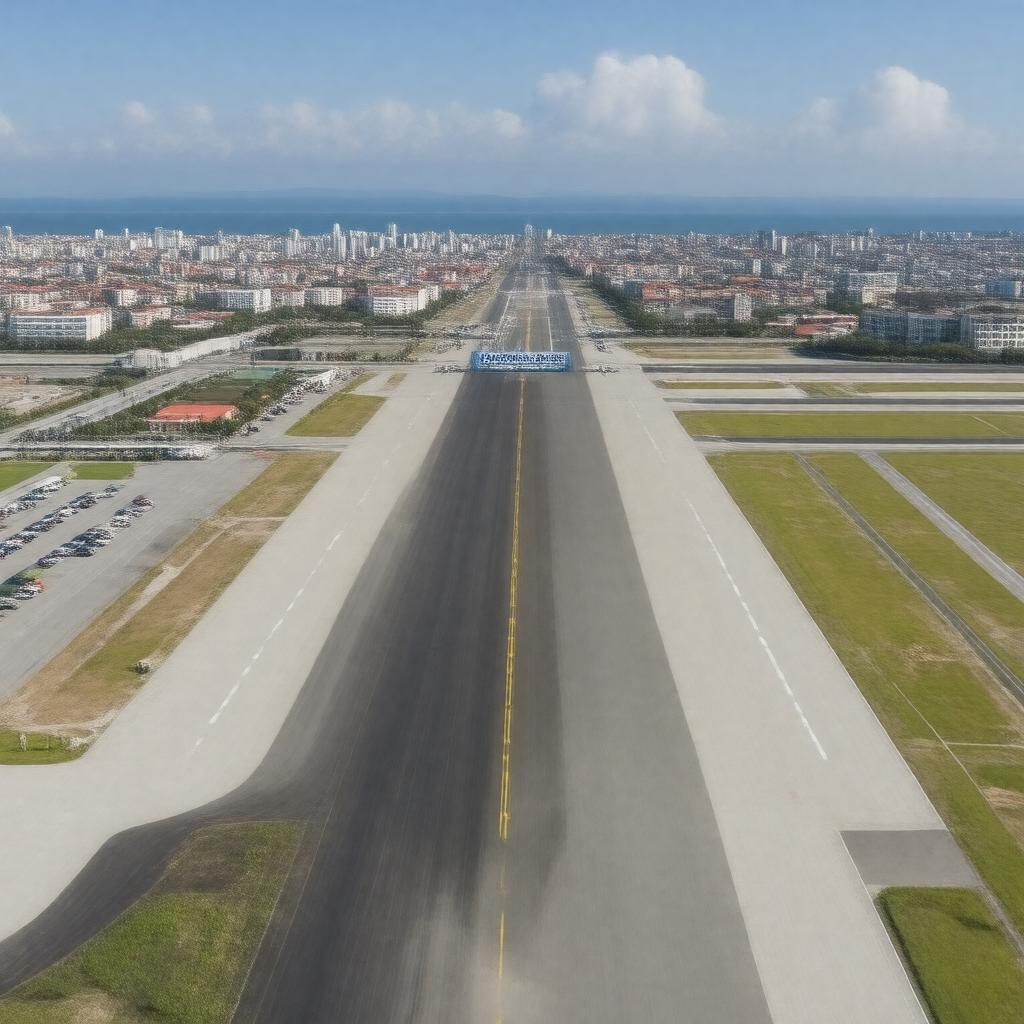 AI-created image of Ulsan Airport