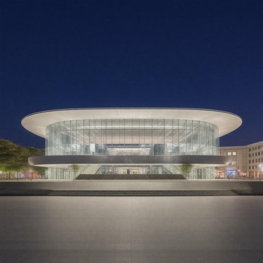 AI-created image of Ulsan Culture & Arts Center