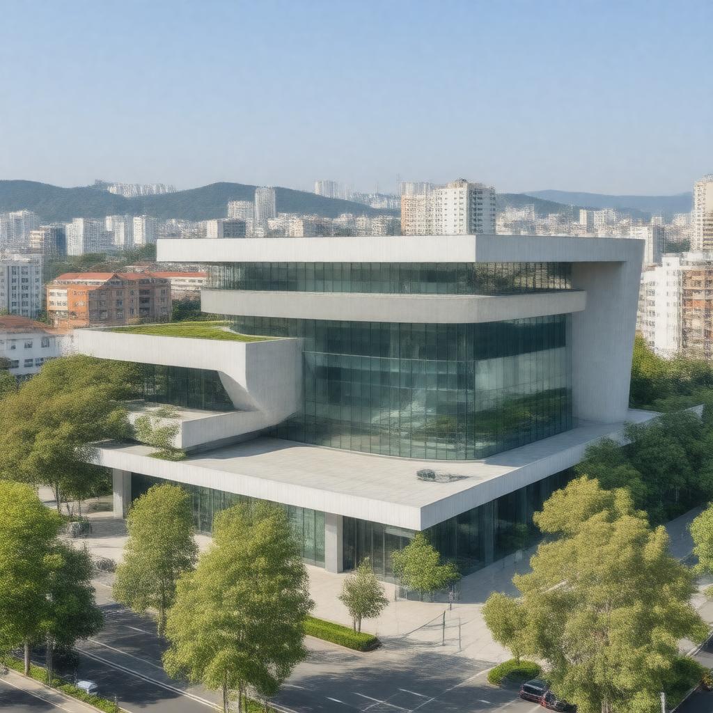 AI-created image of Ulsan Museum