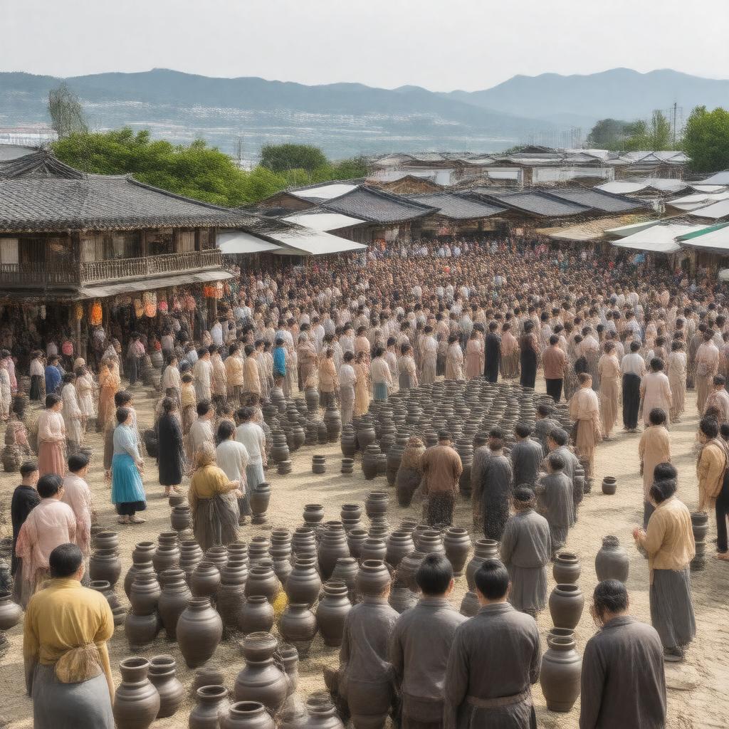 Click to view larger image AI-created image of Ulsan Onggi Festival