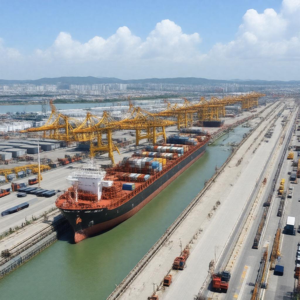AI-created image of Ulsan Port