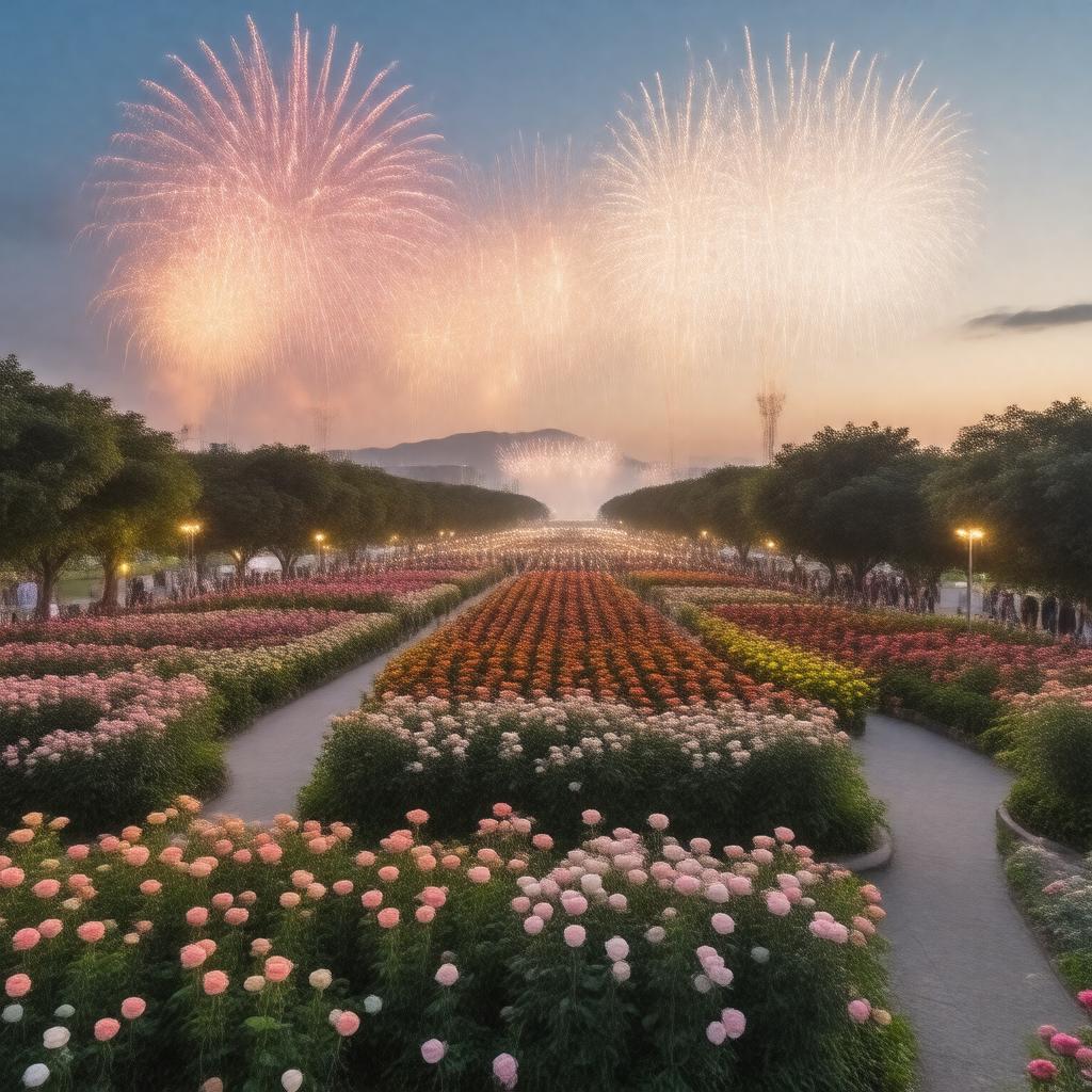 AI-created image of Ulsan Rose Festival