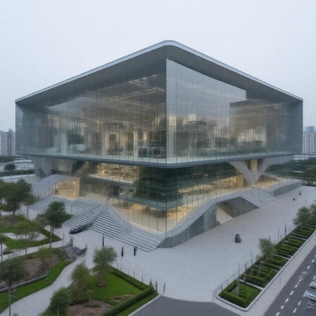 AI-created image of Ulsan Science Museum