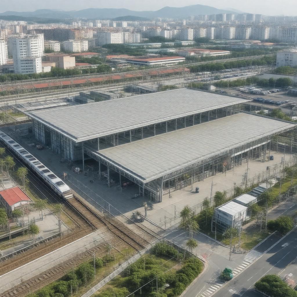 Click to view larger image AI-created image of Ulsan Station