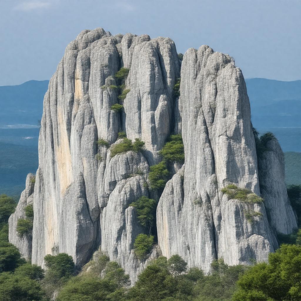 Click to view larger image AI-created image of Ulsanbawi Rock