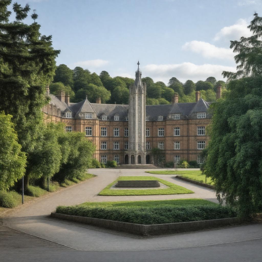 Click to view larger image AI-created image of Ulster University (Belfast campus)