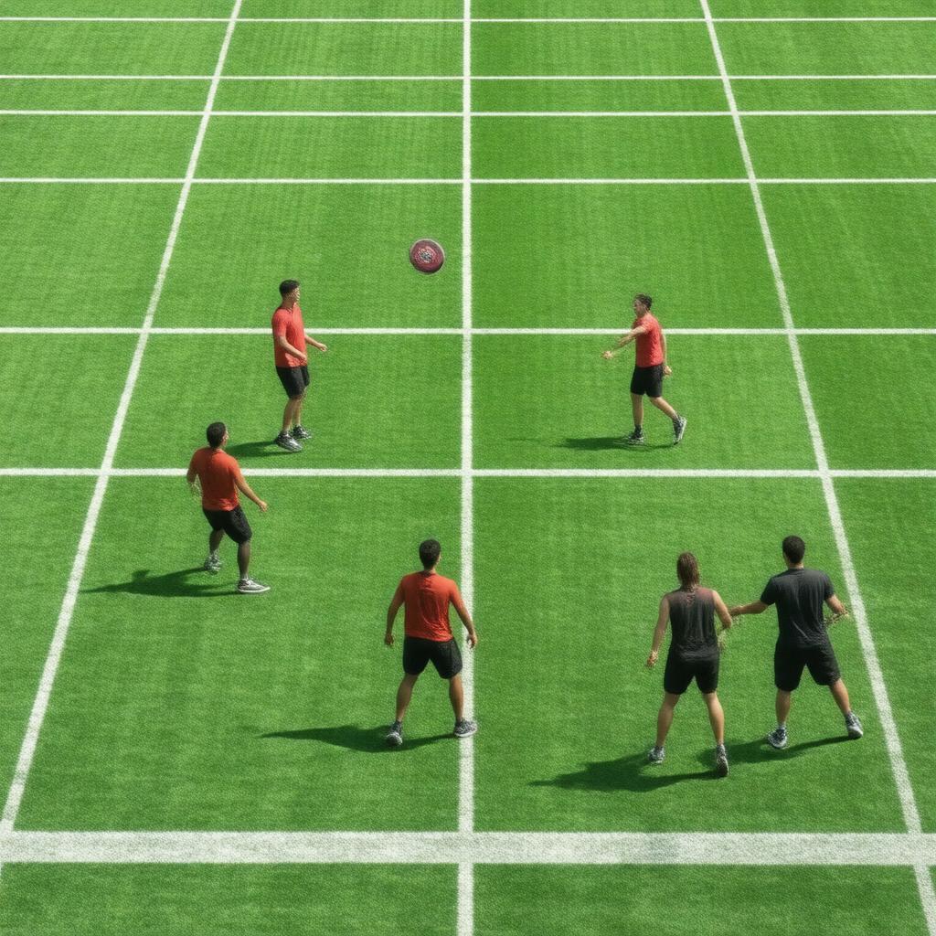 AI-created image of Ultimate Frisbee