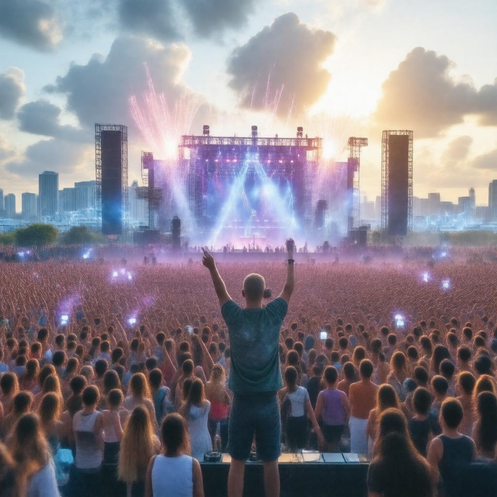 AI-created image of Ultra Music Festival