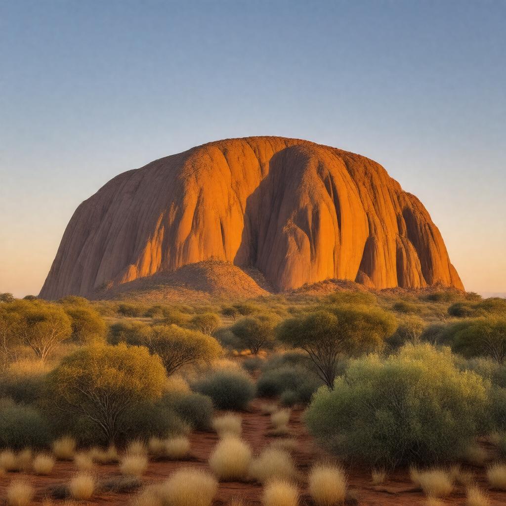 AI-created image of Uluru