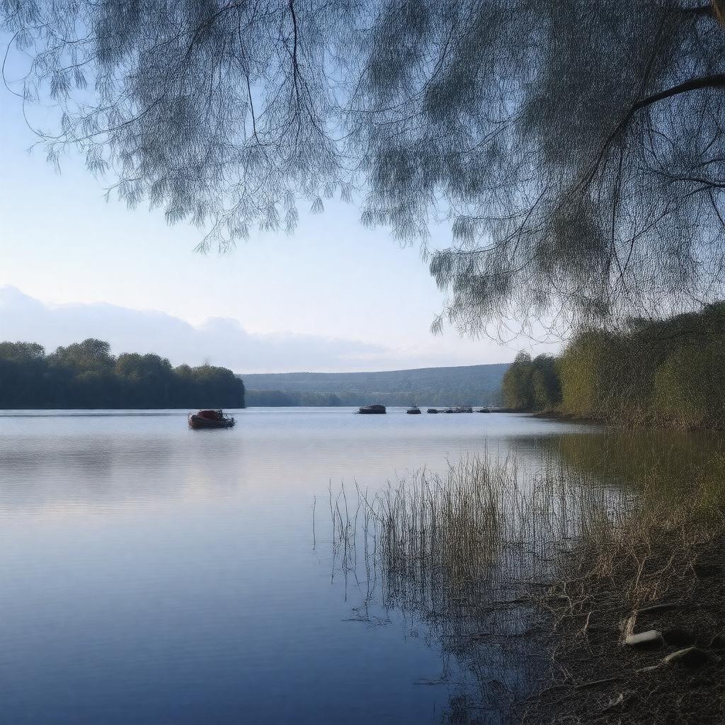 AI-created image of Ulvsundasjön