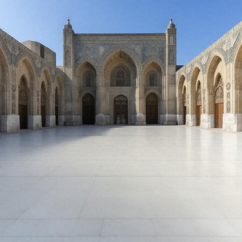 AI-created image of Umayyad Mosque, Damascus