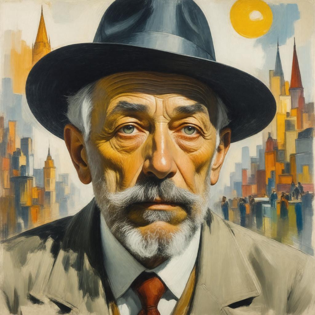 AI-created image of Umberto Boccioni