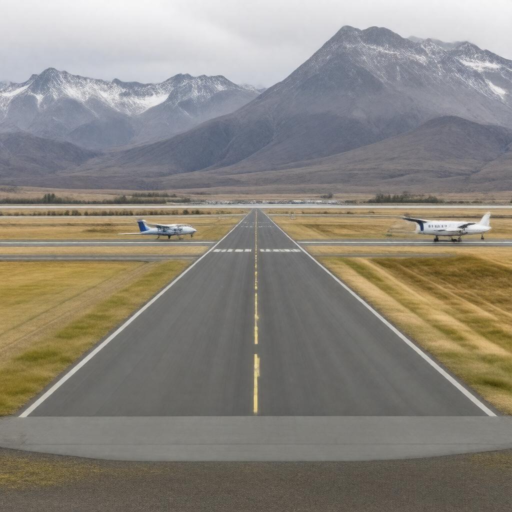 AI-created image of Unalaska Airport