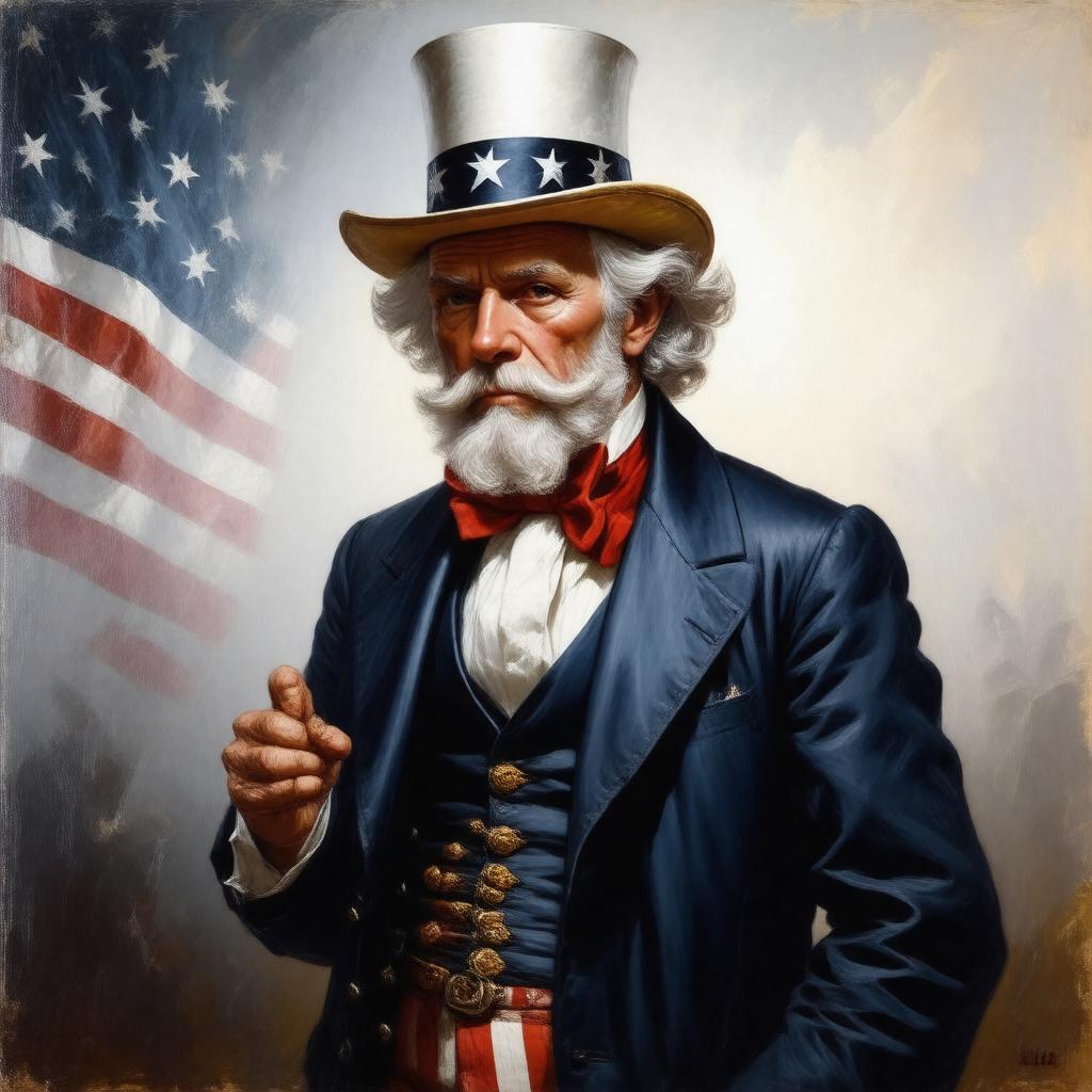 Click to view larger image AI-created image of Uncle Sam
