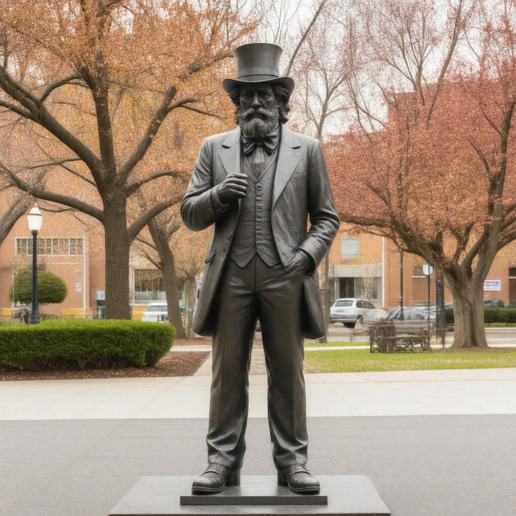 AI-created image of Uncle Sam Memorial Statue