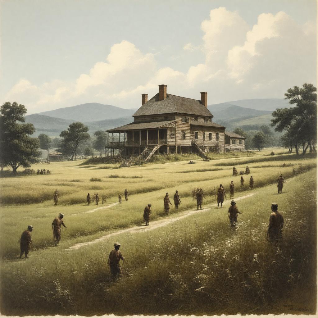 AI-created image of Uncle Tom's Cabin