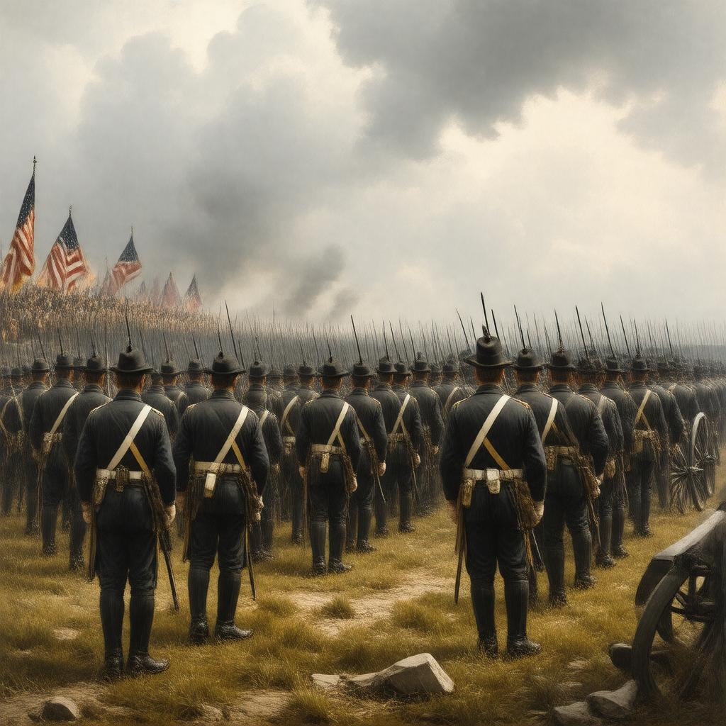 AI-created image of Union Army