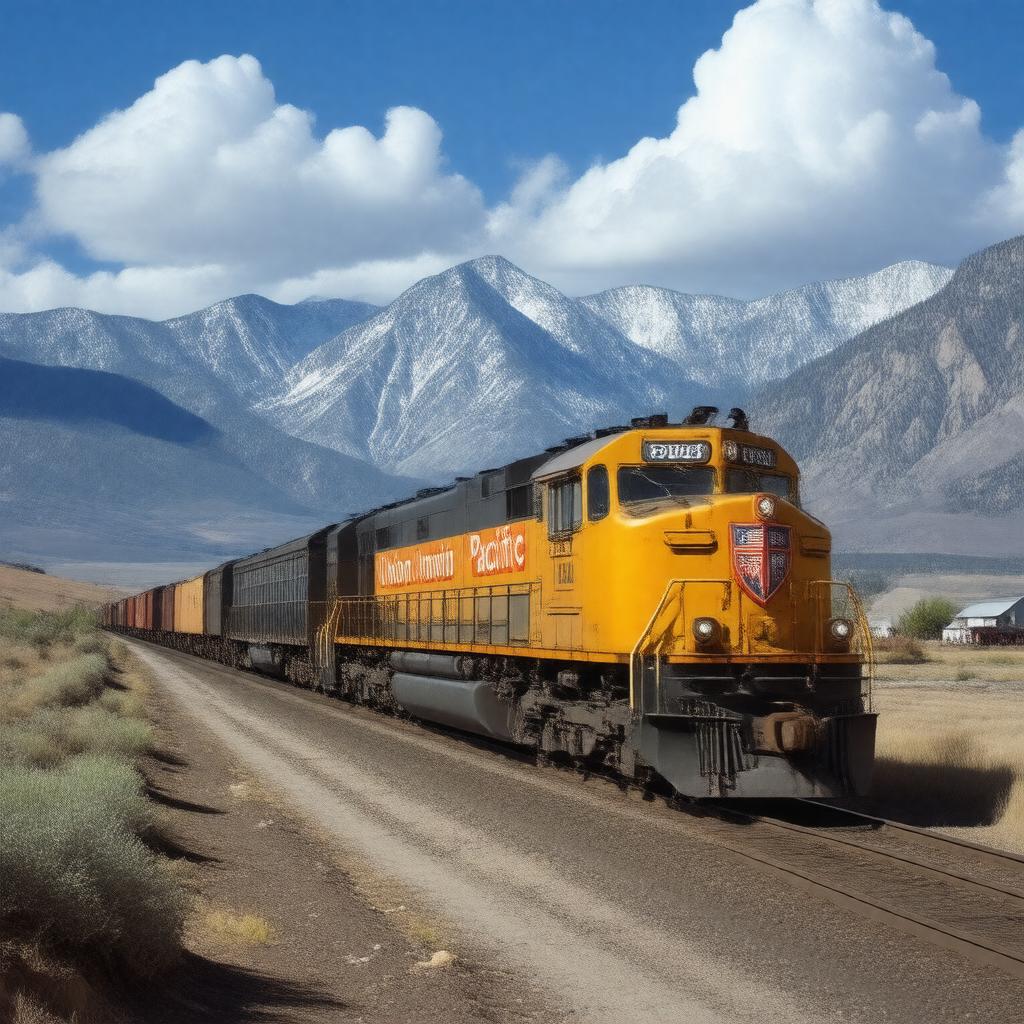 AI-created image of Union Pacific Railroad