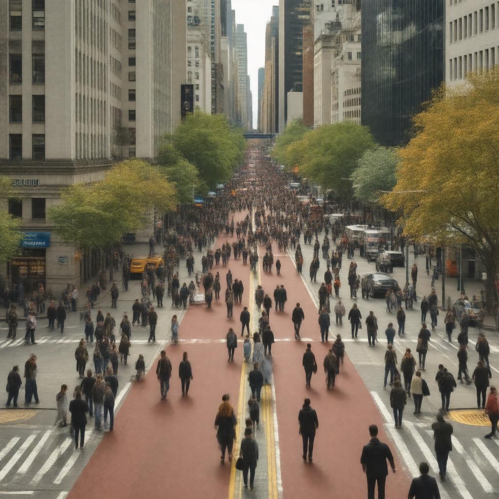 AI-created image of Union Square East