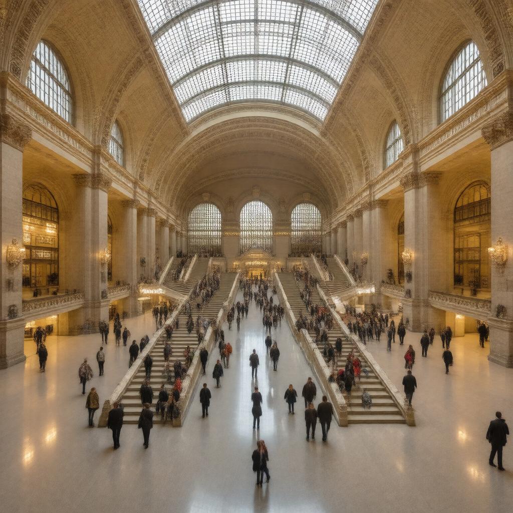 AI-created image of Union Station (Chicago)