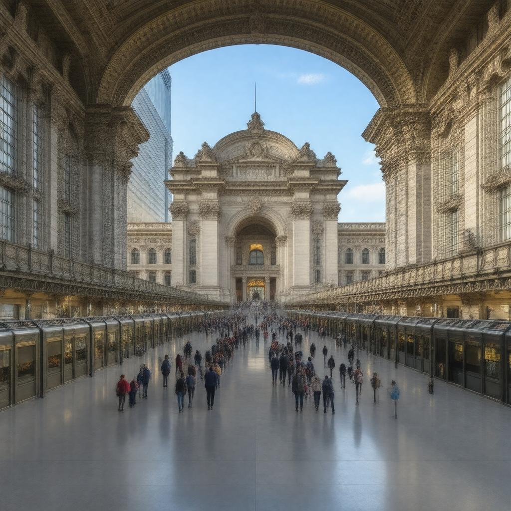 AI-created image of Union Station (Dallas)