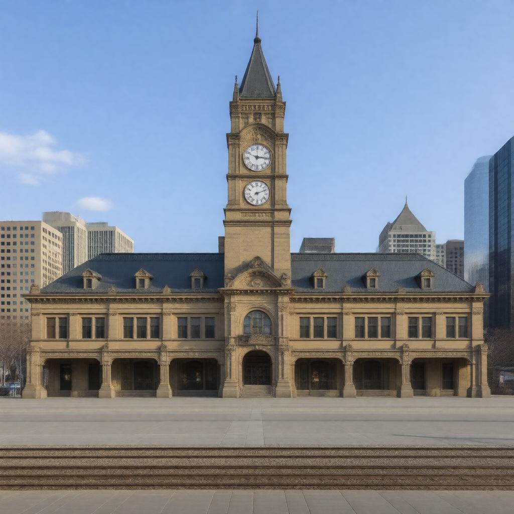 AI-created image of Union Station (Kansas City)