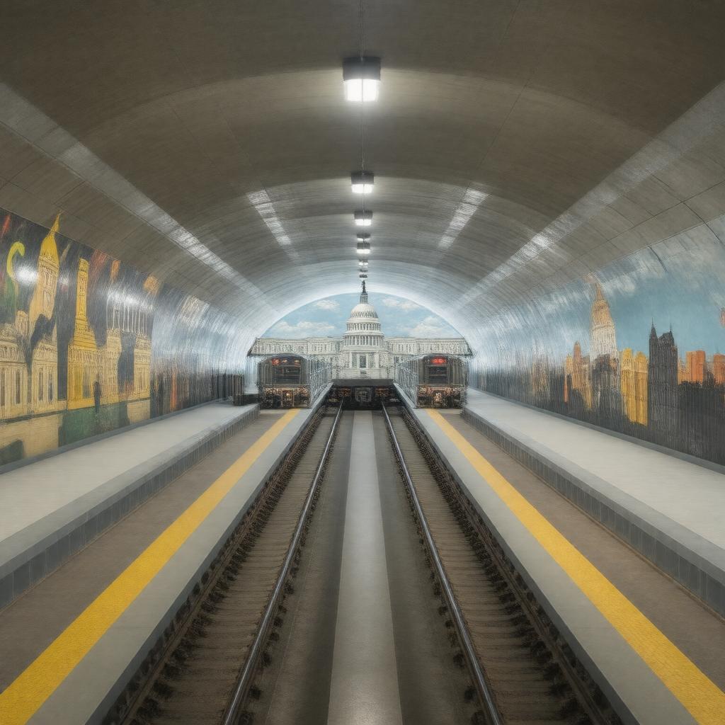 AI-created image of Union Station Metro