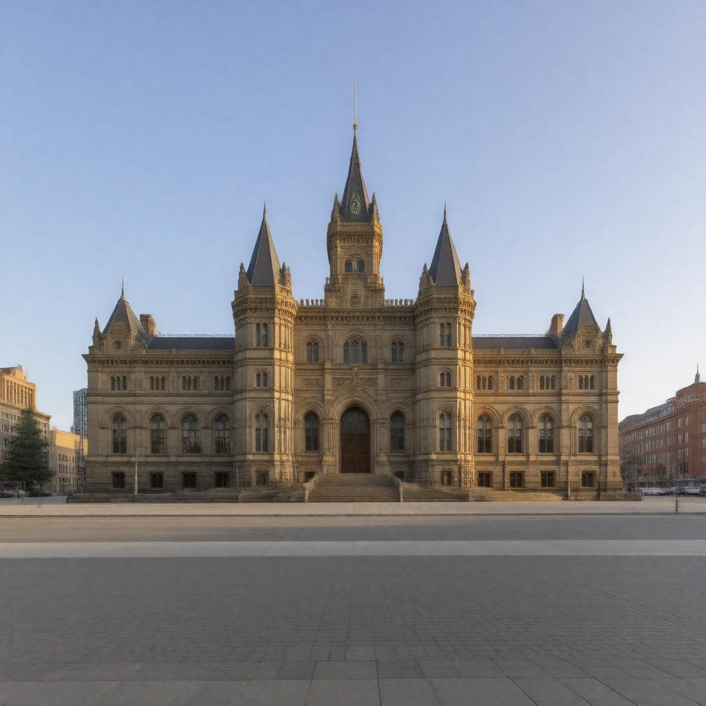 Click to view larger image AI-created image of Union Station (Worcester, Massachusetts)