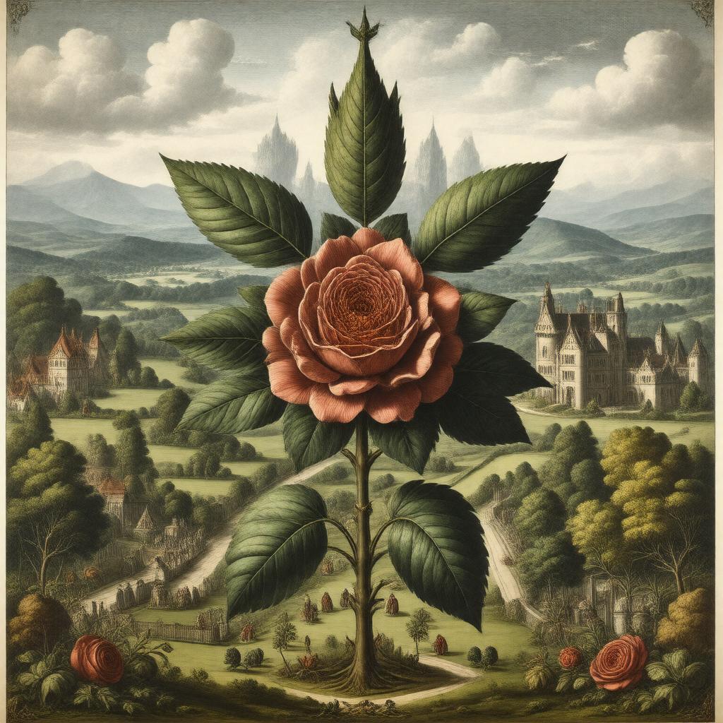 Click to view larger image AI-created image of Union of the Houses of Lancaster and York