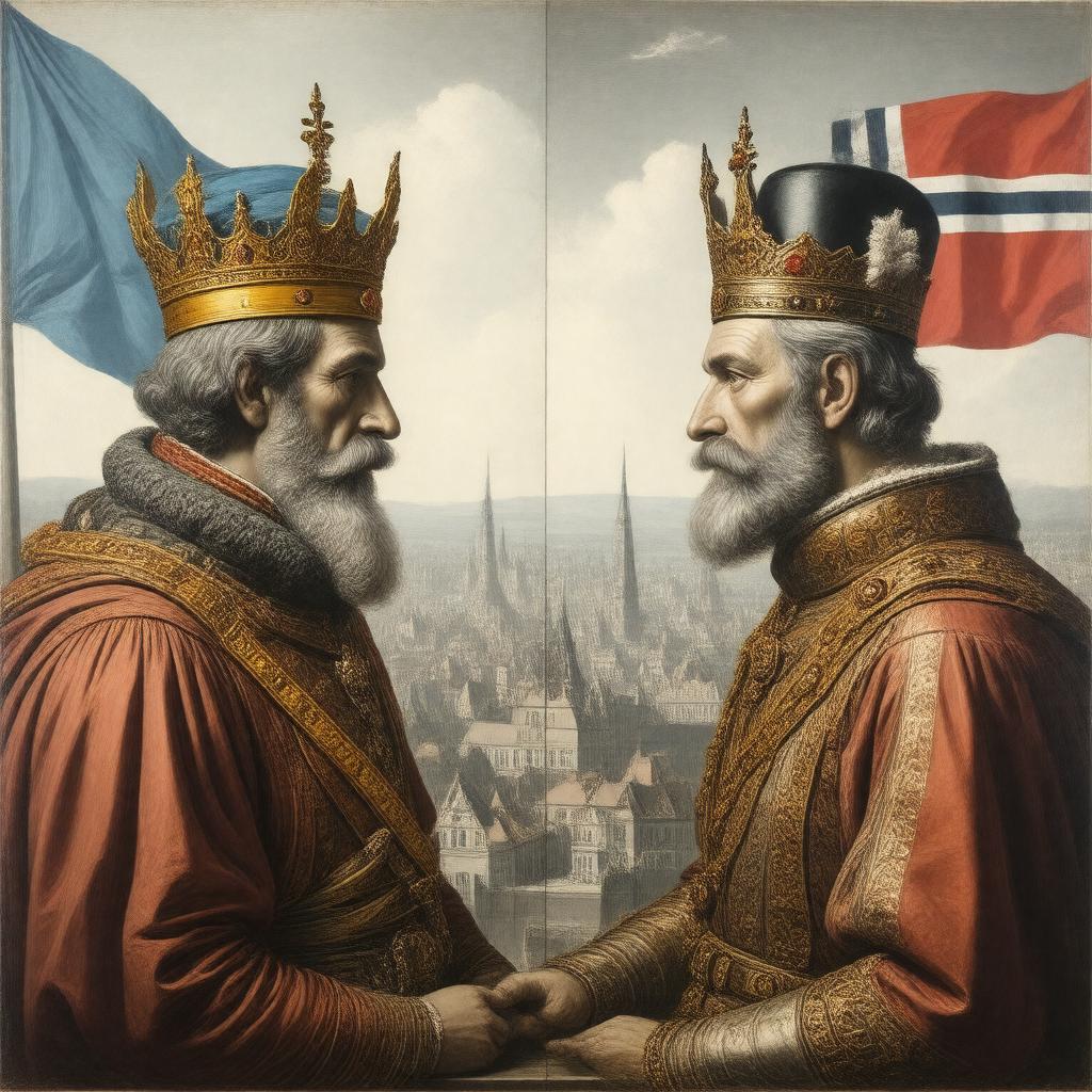 AI-created image of Union with Norway