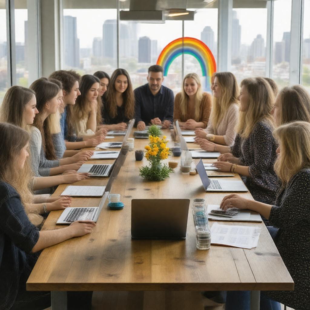 AI-created image of Unitarian Universalist Association of Social Justice Boards