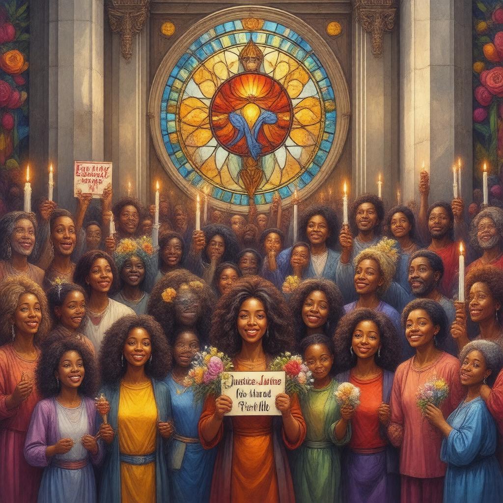 Click to view larger image AI-created image of Unitarian Universalist Association of Social Justice Celebrations