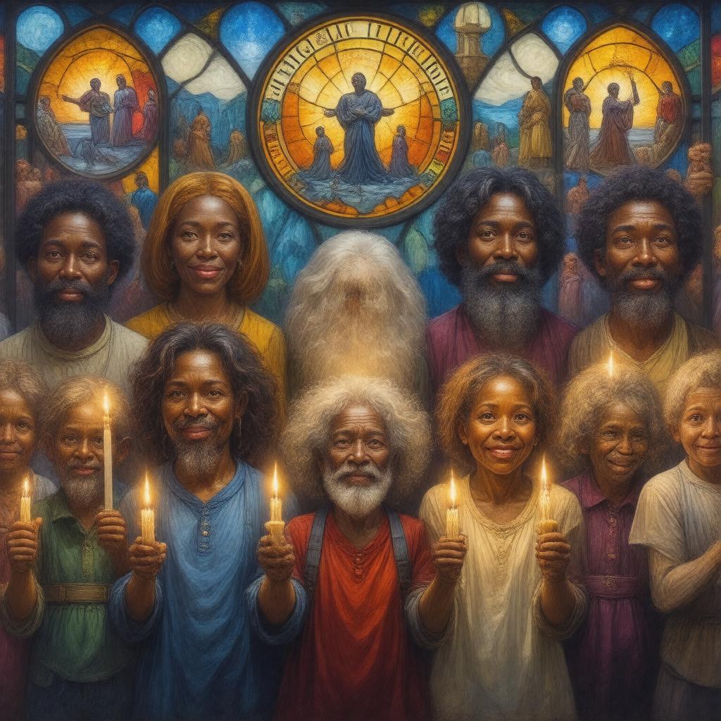 AI-created image of Unitarian Universalist Association of Social Justice Ceremonies