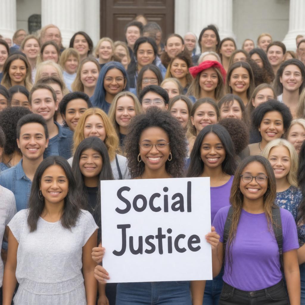 Click to view larger image AI-created image of Unitarian Universalist Association of Social Justice Coalitions