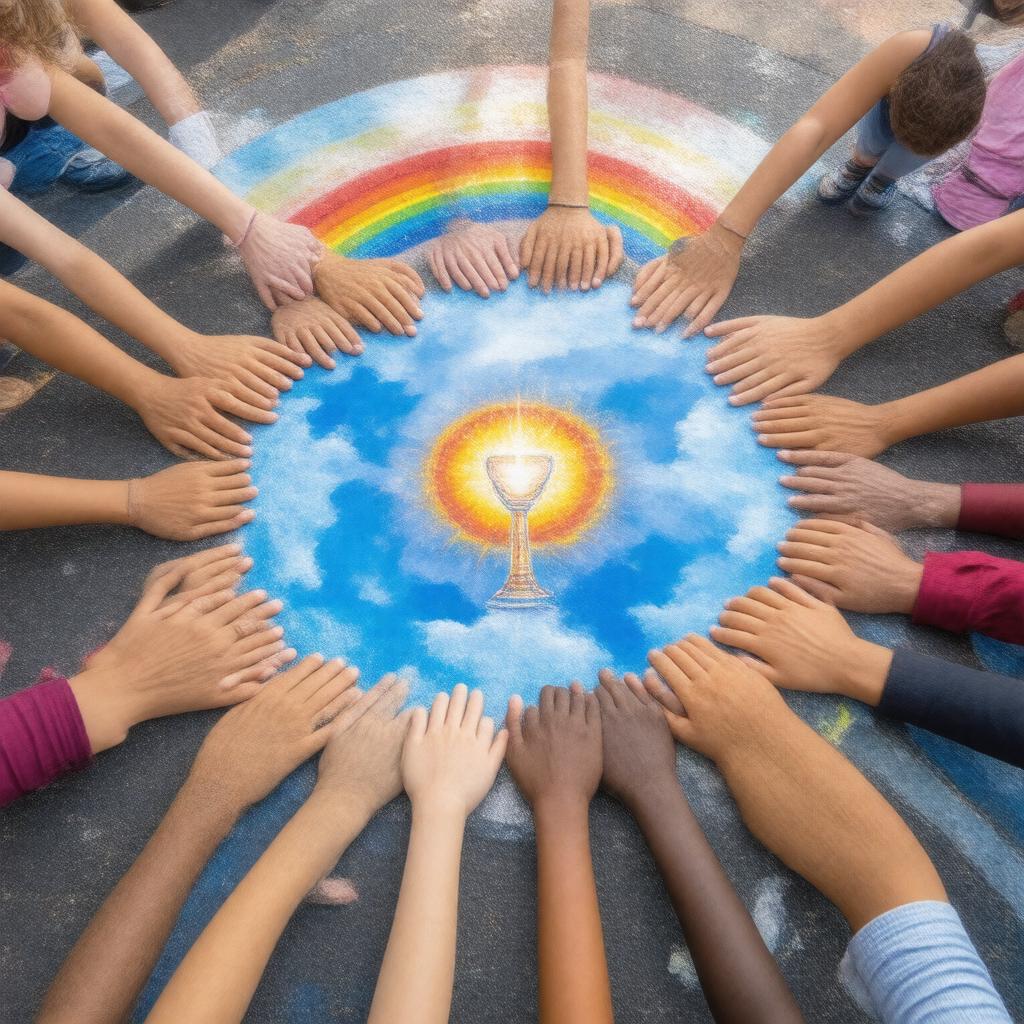 AI-created image of Unitarian Universalist Association of Social Justice Collaboration