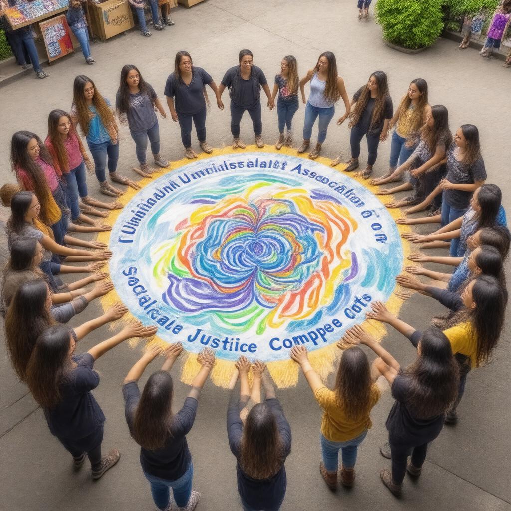 Click to view larger image AI-created image of Unitarian Universalist Association of Social Justice Compacts