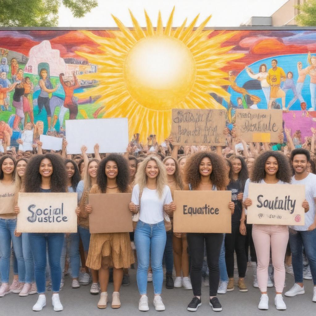 Click to view larger image AI-created image of Unitarian Universalist Association of Social Justice Gatherings