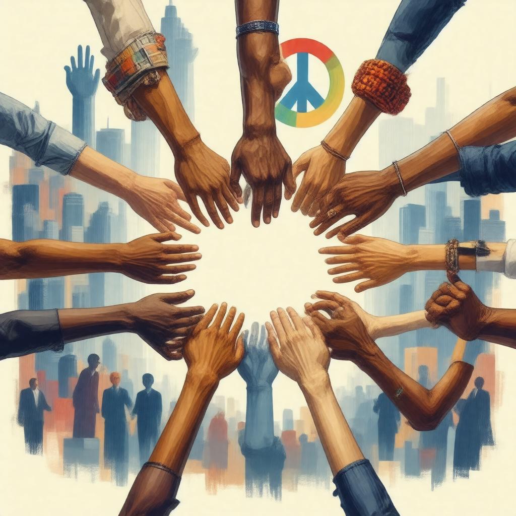 Click to view larger image AI-created image of Unitarian Universalist Association of Social Justice Initiatives