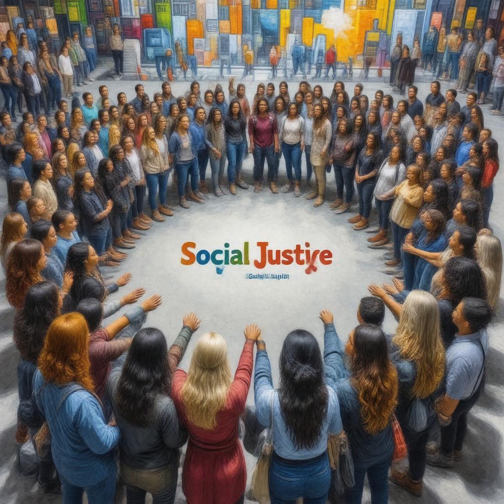 AI-created image of Unitarian Universalist Association of Social Justice Leadership